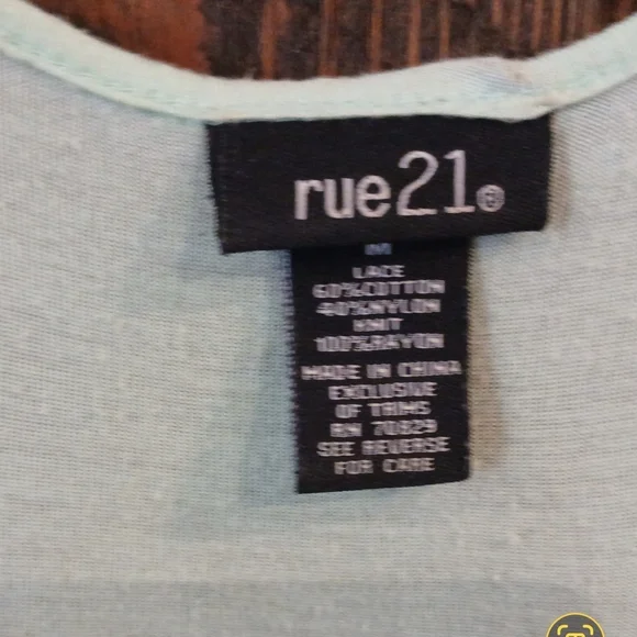 Rue21 Light Green Lace Sequin Tank Top - Picture 2 of 2